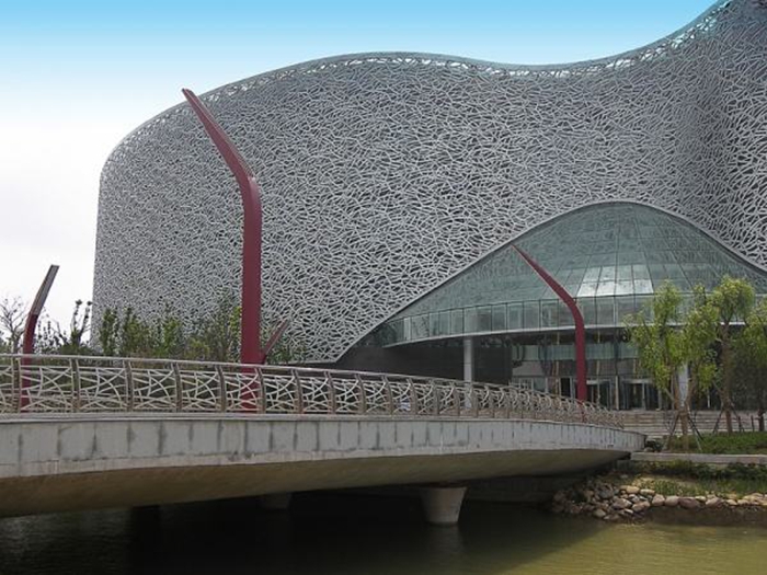 鏤空鋁單板，紅井鋁業(yè)鏤空鋁單板案例