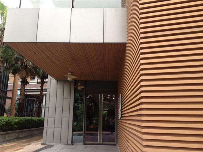 紅井鋁業(yè)型材鋁方通效果圖 