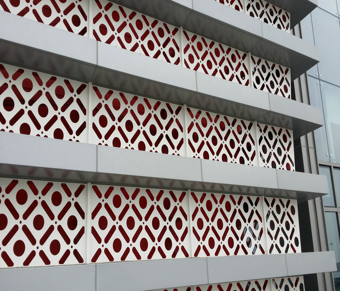 外墻沖孔鋁單板，鏤空鋁單板
