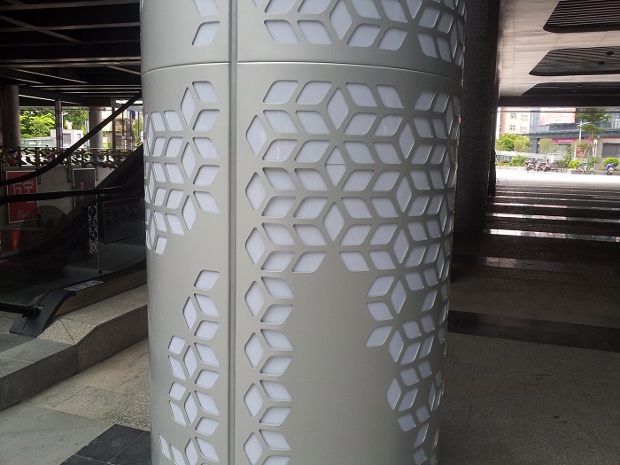 包柱鋁單板，鏤空鋁單板