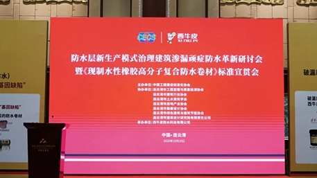 西牛皮現(xiàn)制防水亮相連云港，一套現(xiàn)制防水系統(tǒng)，驚艷一座城！