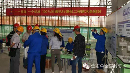 【媒體關(guān)注】獲深圳工務署推廣 金雨傘防水工程被列為標準化樣板