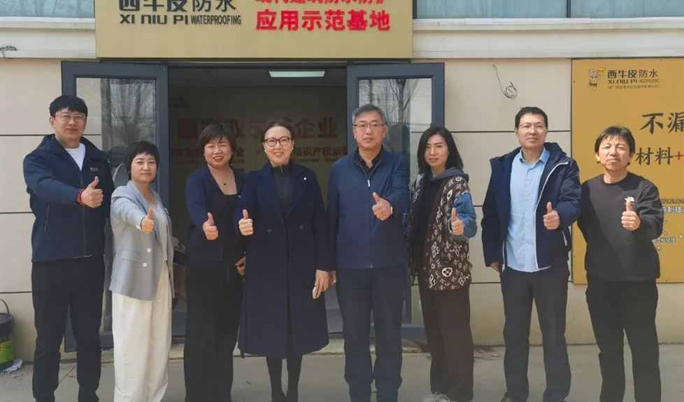 西牛皮防水應(yīng)用示范基地（沈陽站）迎來遼寧省綠色建筑協(xié)會、沈陽市綠色建筑協(xié)會、遼寧省防水協(xié)會一行