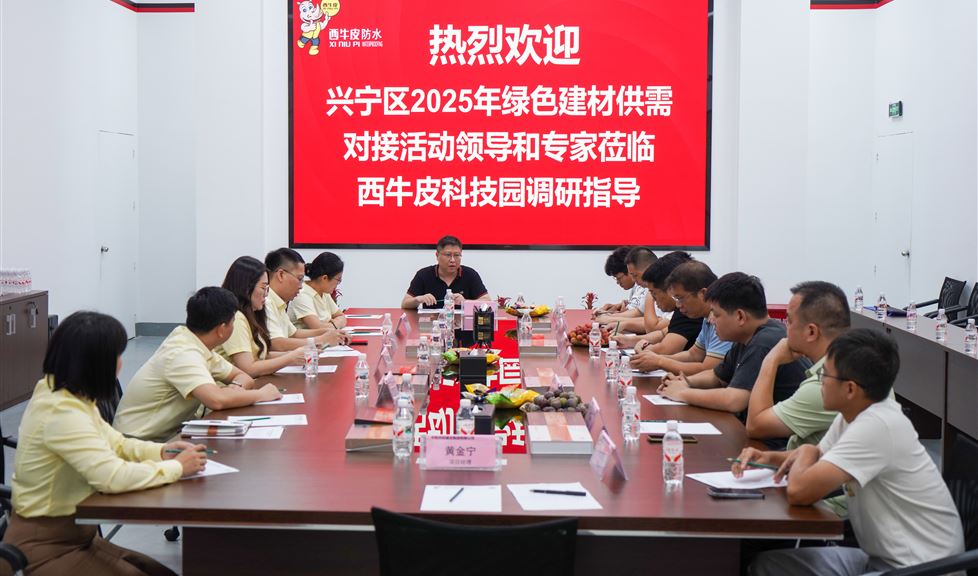興寧區(qū)2025年綠色建材供需對(duì)接活動(dòng)在西牛皮（南寧）科技園成功舉行